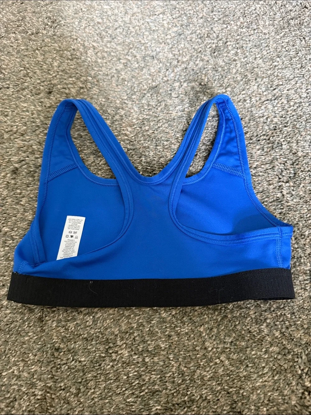 Nike Girls Blue Racerback Sports Bra